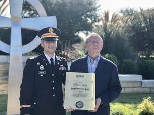 First Community Bank Awarded Prestigious Department of Defense Pro Patria Award