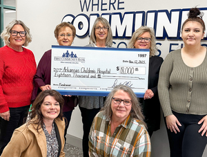 FIRST COMMUNITY BANK CONTRIBUTES TO CHILDHOOD CANCER AWARENESS FUNDRAISER