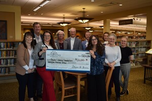 FIRST COMMUNITY BANK SUPPORTS BAXTER COUNTY LIBRARY FOUNDATION