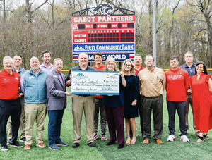 FIRST COMMUNITY BANK SUPPORTS CABOT SCHOOL DISTRICT 